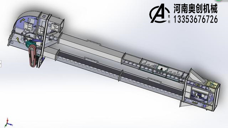 鏈斗升降機(jī)核心結(jié)構(gòu)三維建模圖紙